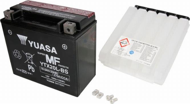 Yuasa YTX20L-BS - Стартерна акумуляторна батарея, АКБ autozip.com.ua
