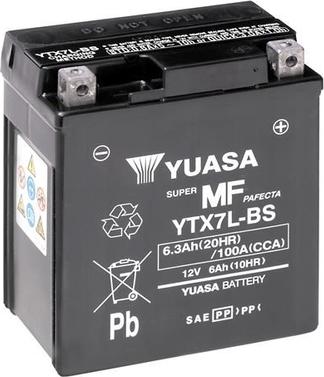Yuasa YTX7L-BS - Стартерна акумуляторна батарея, АКБ autozip.com.ua