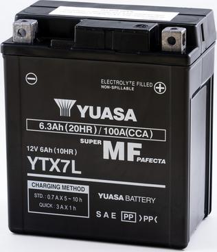Yuasa YTX7L - Стартерна акумуляторна батарея, АКБ autozip.com.ua