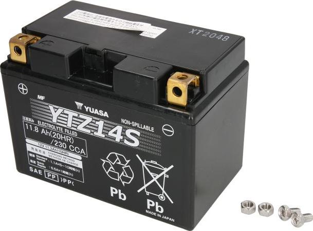 Yuasa YTZ14S - Стартерна акумуляторна батарея, АКБ autozip.com.ua