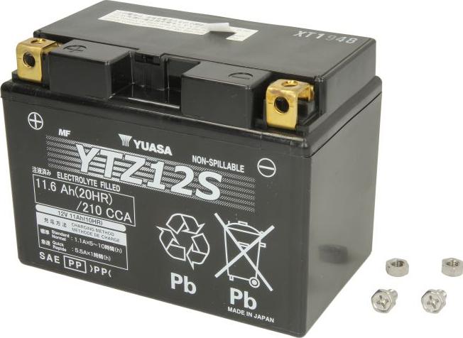 Yuasa YTZ12S - Стартерна акумуляторна батарея, АКБ autozip.com.ua