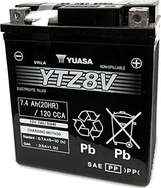 Yuasa YTZ8V - Стартерна акумуляторна батарея, АКБ autozip.com.ua