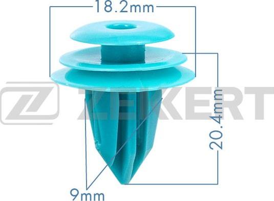 Zekkert BE-1073 - Зажим, молдинг / захисна накладка autozip.com.ua