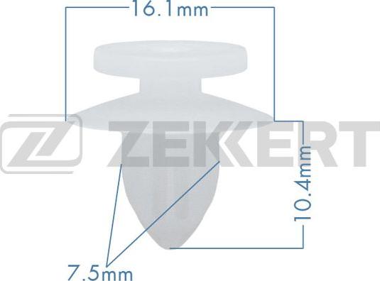 Zekkert BE-3436 - Зажим, молдинг / захисна накладка autozip.com.ua