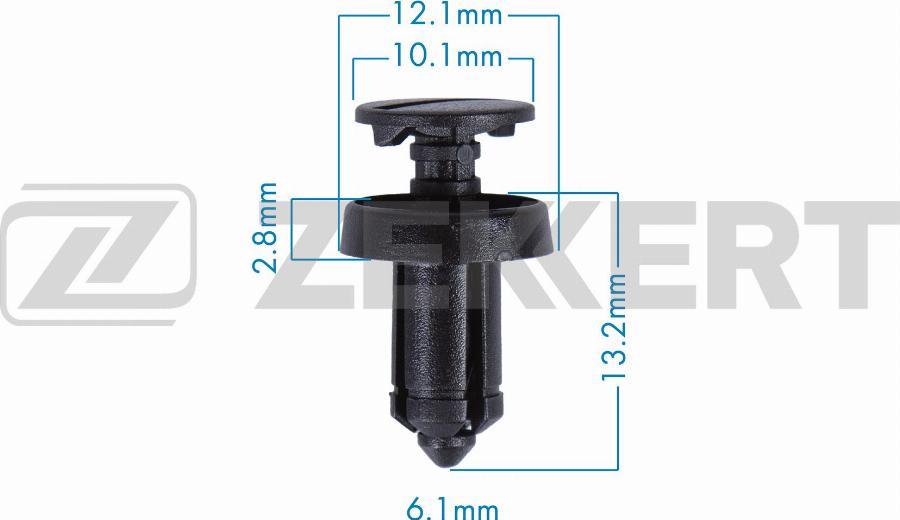 Zekkert BE-3698 - Зажим, молдинг / захисна накладка autozip.com.ua