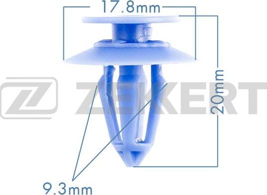 Zekkert BE-3079 - Зажим, молдинг / захисна накладка autozip.com.ua