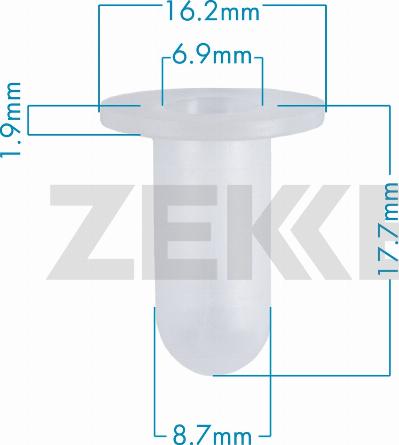 Zekkert BE-3832 - Зажим, молдинг / захисна накладка autozip.com.ua
