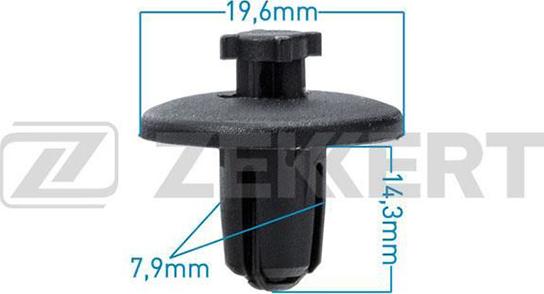 Zekkert BE-2491 - Зажим, молдинг / захисна накладка autozip.com.ua