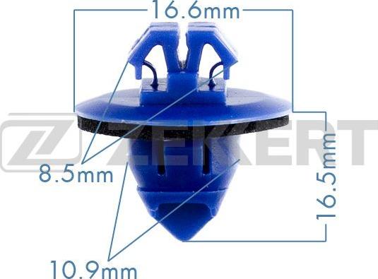 Zekkert BE-2016 - Зажим, молдинг / захисна накладка autozip.com.ua