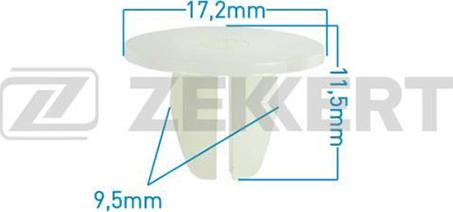 Zekkert BE-2180 - Зажим, молдинг / захисна накладка autozip.com.ua