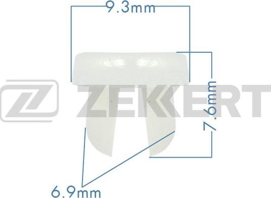 Zekkert BE-2270 - Зажим, молдинг / захисна накладка autozip.com.ua