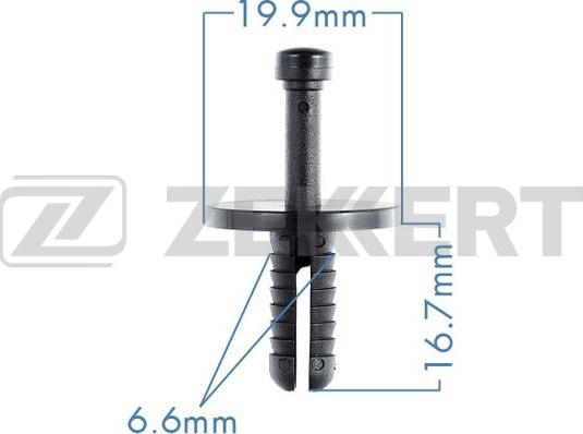 Zekkert BE-2700 - Зажим, молдинг / захисна накладка autozip.com.ua