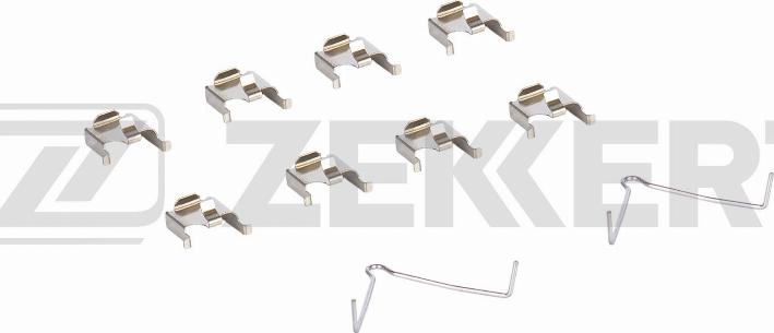 Zekkert BR-1468 - Комплектуючі, колодки дискового гальма autozip.com.ua