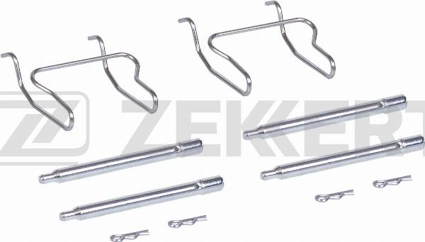 Zekkert BR-3334 - Комплектуючі, колодки дискового гальма autozip.com.ua