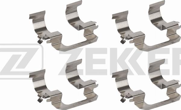 Zekkert BR-3298 - Комплектуючі, колодки дискового гальма autozip.com.ua