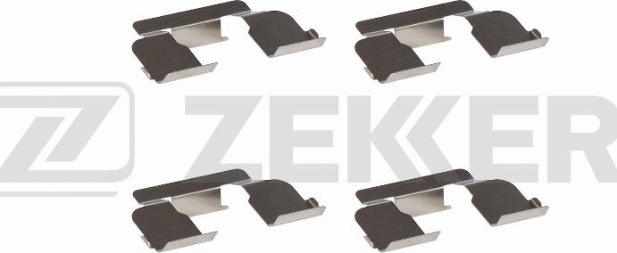 Zekkert BR-3286 - Комплектуючі, колодки дискового гальма autozip.com.ua