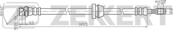 Zekkert BS-9063 - Гальмівний шланг autozip.com.ua