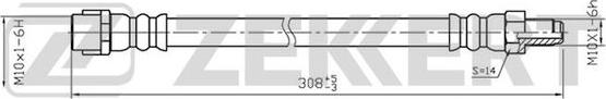 Zekkert BS-9037 - Гальмівний шланг autozip.com.ua