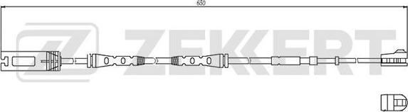 Zekkert BS-8034 - Сигналізатор, знос гальмівних колодок autozip.com.ua