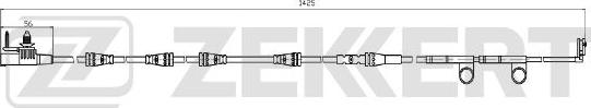 Zekkert BS-8112 - Сигналізатор, знос гальмівних колодок autozip.com.ua