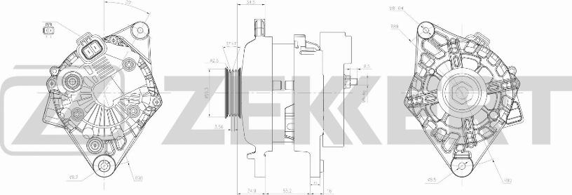 Zekkert GE-1000 - Генератор autozip.com.ua