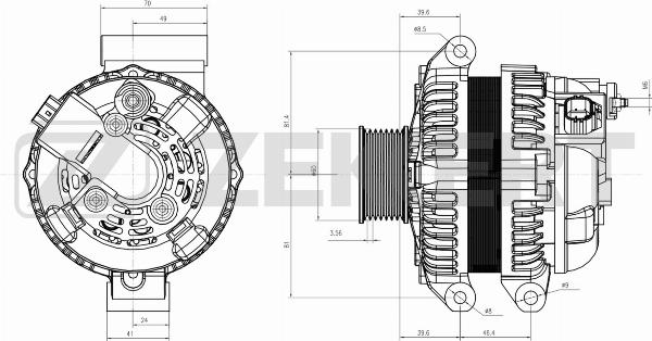 Zekkert GE-1021 - Генератор autozip.com.ua
