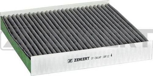 Zekkert IF-3414P - Фільтр, повітря у внутрішній простір autozip.com.ua