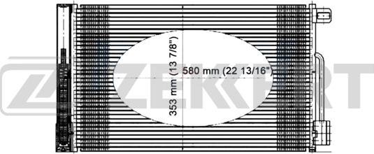 Zekkert MK-3006 - Конденсатор, кондиціонер autozip.com.ua