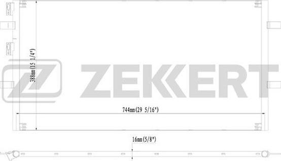 Zekkert MK-3120 - Конденсатор, кондиціонер autozip.com.ua