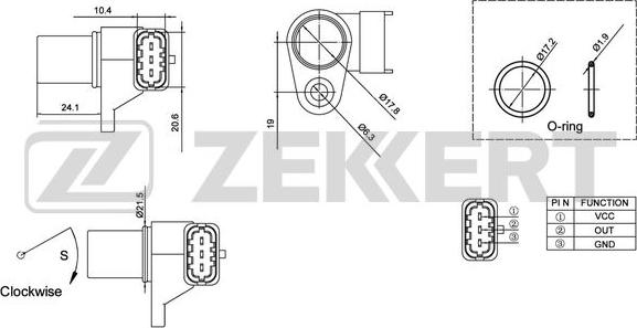 Zekkert SE-4021 - Блок управління, управління двигуном ЕБУ autozip.com.ua