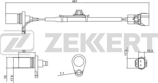 Zekkert SE-4023 - Блок управління, управління двигуном ЕБУ autozip.com.ua