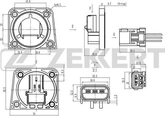 Zekkert SE-4114 - Датчик, положення розподільного валу autozip.com.ua