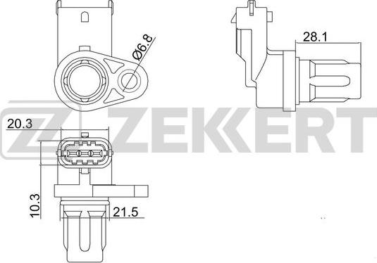 Zekkert SE-5005 - Датчик, положення розподільного валу autozip.com.ua