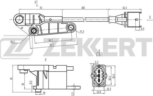 Zekkert SE-5032 - Датчик, положення розподільного валу autozip.com.ua