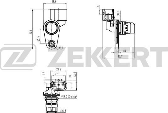 Zekkert SE-5029 - Датчик, положення розподільного валу autozip.com.ua