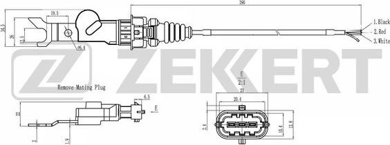 Zekkert SE-5021 - Датчик, положення розподільного валу autozip.com.ua