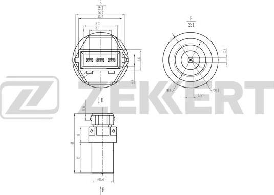 Zekkert SE-8513 - Датчик швидкості, спідометра autozip.com.ua