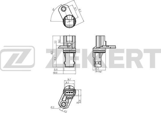 Zekkert SE-8517 - Датчик швидкості, спідометра autozip.com.ua