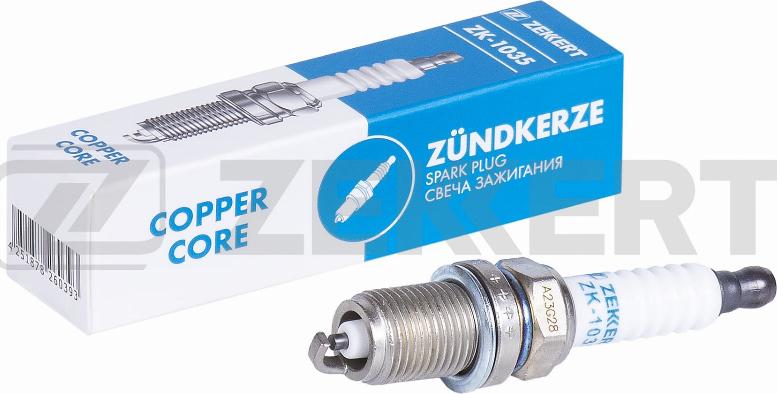 Zekkert ZK-1035 - Свічка запалювання autozip.com.ua