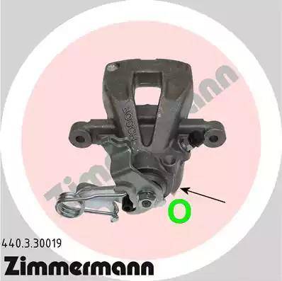 Zimmermann 440.3.30019 - Гальмівний супорт autozip.com.ua