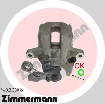 Zimmermann 440.3.30016 - Гальмівний супорт autozip.com.ua