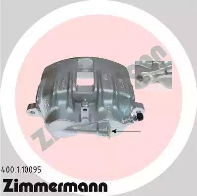 Zimmermann 400.1.10095 - Гальмівний супорт autozip.com.ua