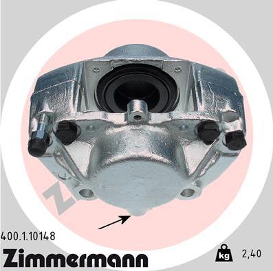 Zimmermann 400.1.10148 - Гальмівний супорт autozip.com.ua