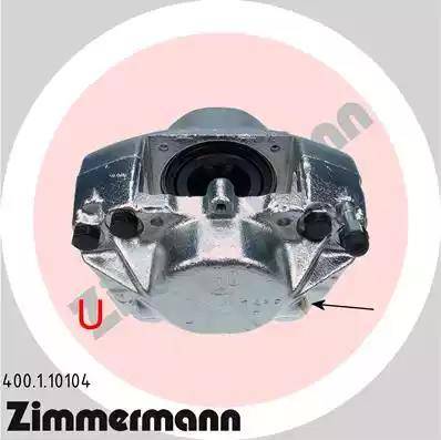 Zimmermann 400.1.10104 - Гальмівний супорт autozip.com.ua