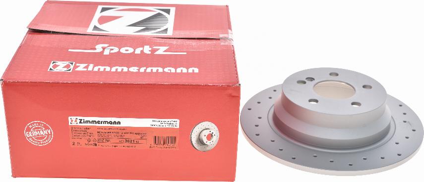 Zimmermann 400.3621.52 - Гальмівний диск autozip.com.ua