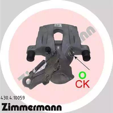 Zimmermann 430.4.10059 - Гальмівний супорт autozip.com.ua