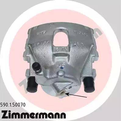 Zimmermann 590.1.50070 - Гальмівний супорт autozip.com.ua