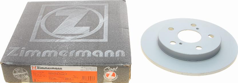 Zimmermann 590.2811.20 - Гальмівний диск autozip.com.ua