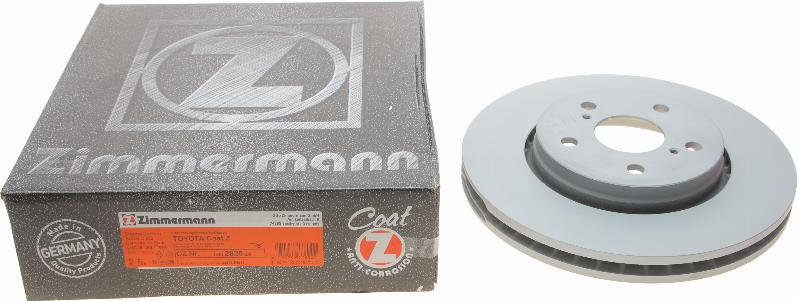Zimmermann 590.2828.20 - Гальмівний диск autozip.com.ua