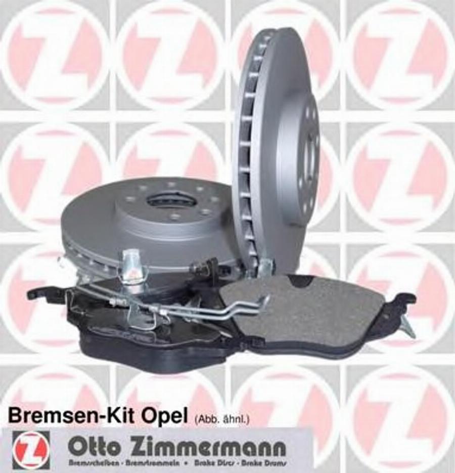 Zimmermann 640.4231.00 - Комплект гальм, дисковий гальмівний механізм autozip.com.ua